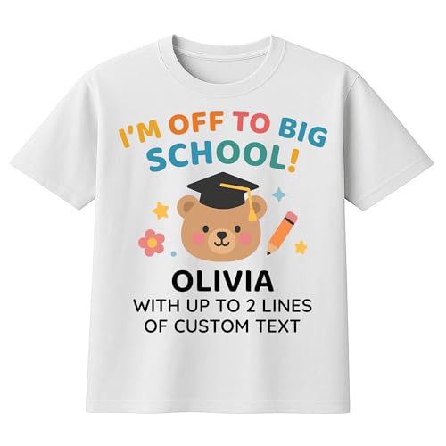 Personalised Nursery Playschool Playgroup Leavers T-Shirt with Name