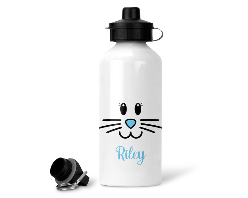 Personalised Pink Rabbit Face Water Bottle additional product photo