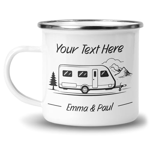 Personalised Single Axle Custom Grey Mug with Name and Text product image