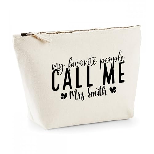 Personalised Teacher Gift - 'My Favourite People Call Me' Custom Name Pencil C