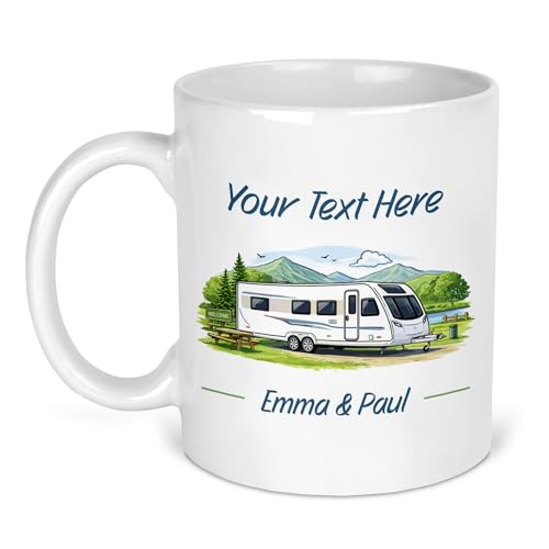 Personalised Twin Axle Custom Colour Design Design Ceramic Mug with Name