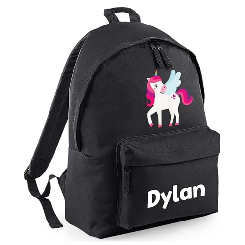 Personalised Unicorn Wings Kids Backpack with Name