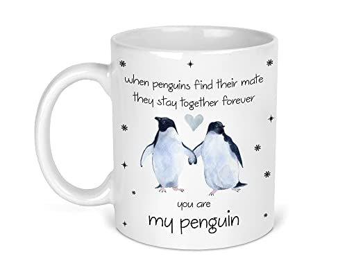 Valentine's Day Penguin Quote Mug