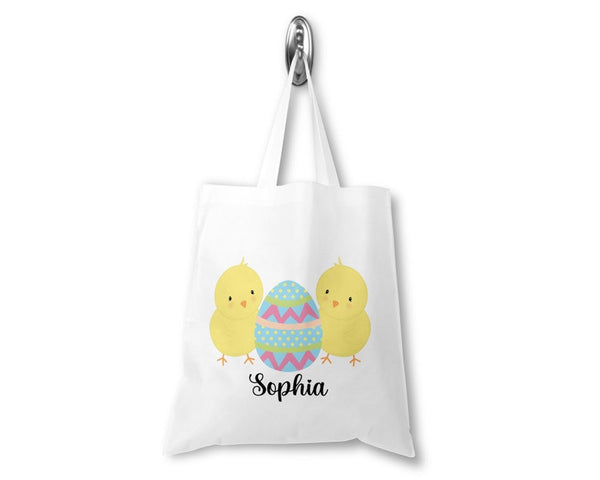 Personalised Easter Chick Tote Bag