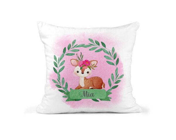 Personalised Baby Deer Cushion