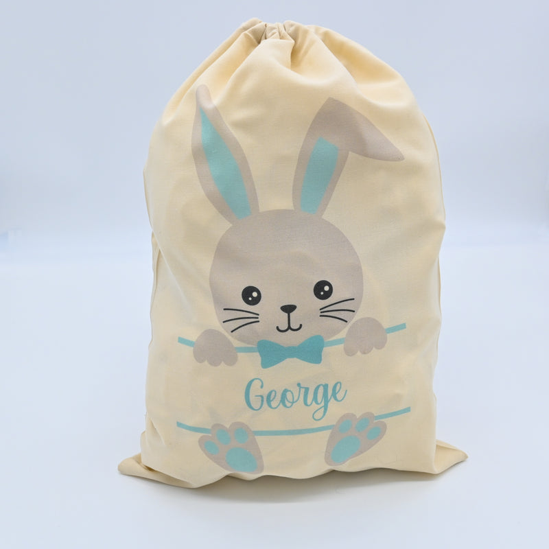 Easter Bag - Blue Easter Bunny