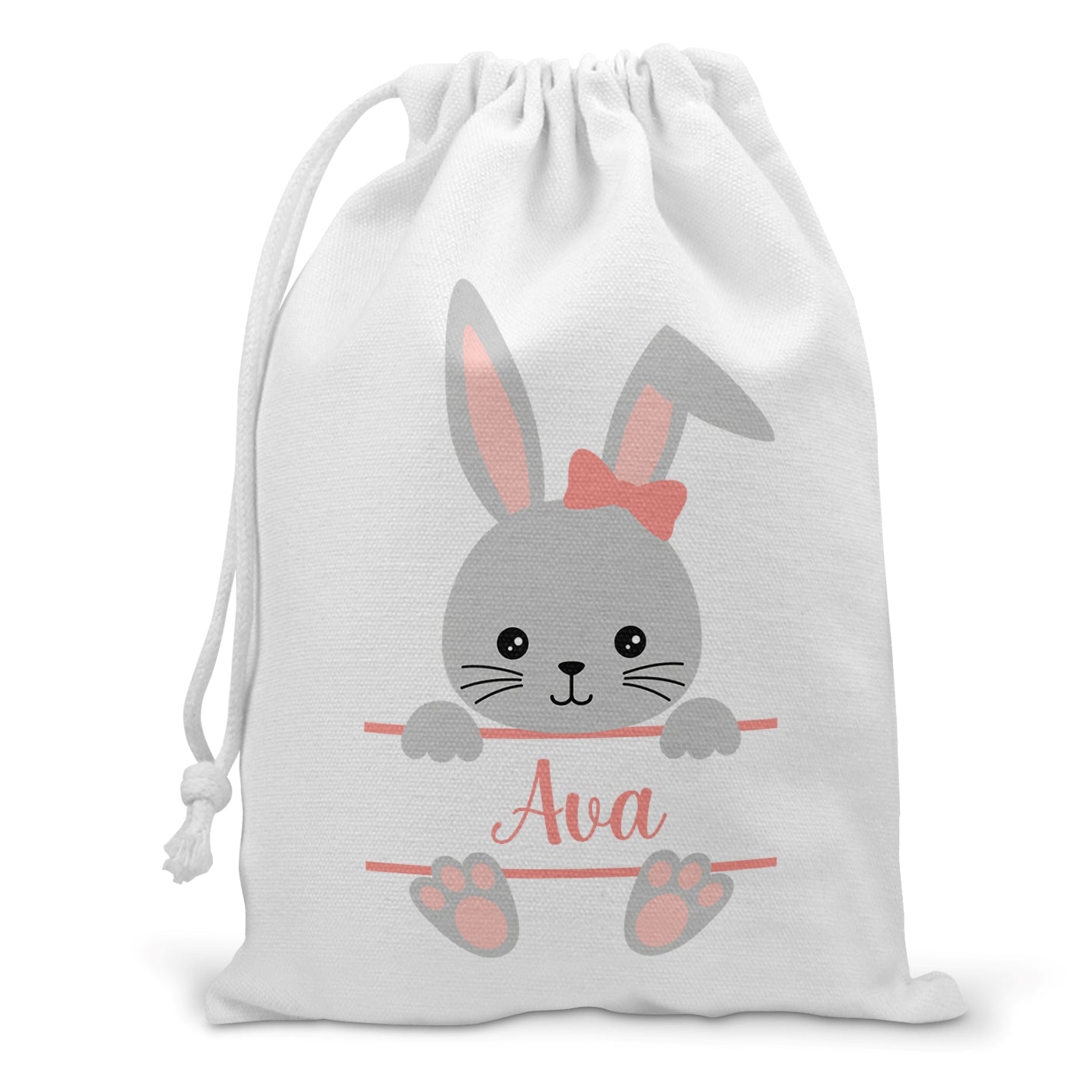 Easter Bag - Pink Easter Bunny - Chicken Craft Ltd