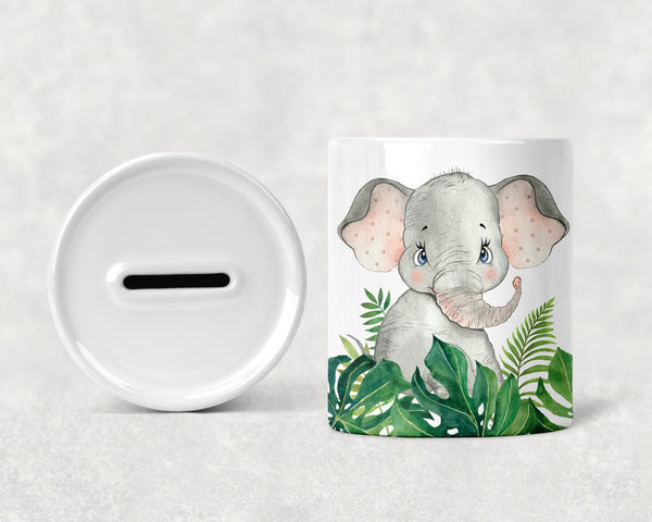 Personalised Children's Elephant Money Box