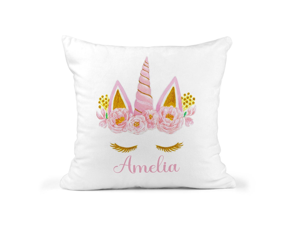 Personalised Unicorn Cushion