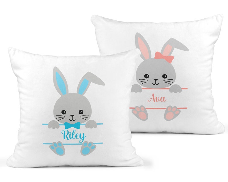 Personalised Easter Bunny Cushion