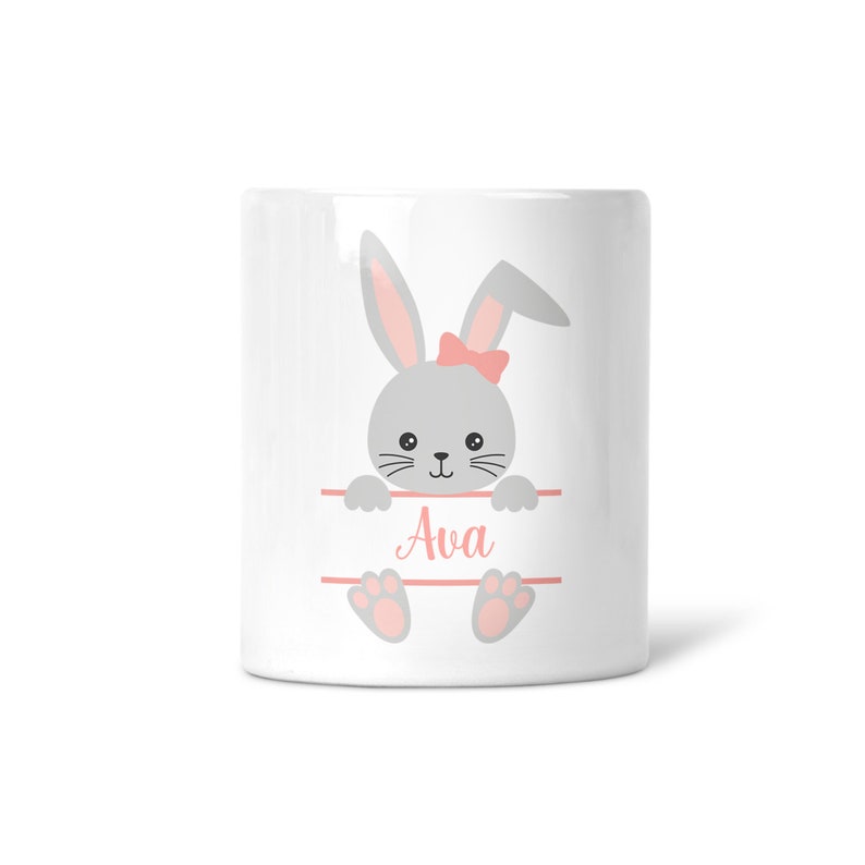 Personalised Easter Bunny Money Box