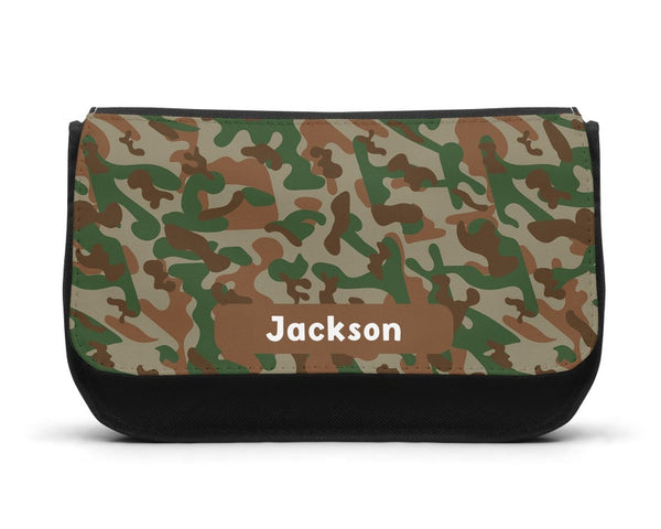 Personalised Army Pencil Case, Camouflage