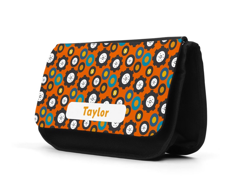 Personalised Cogs Pencil Case