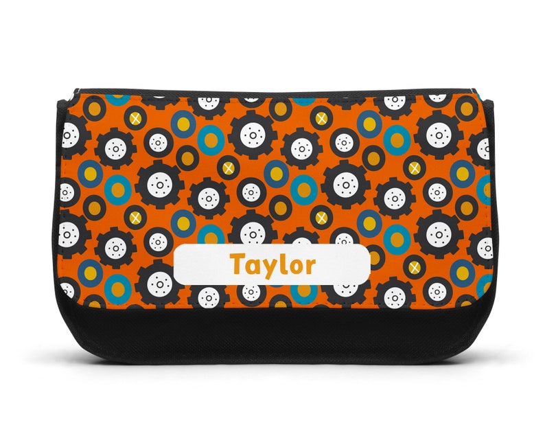 Personalised Cogs Pencil Case