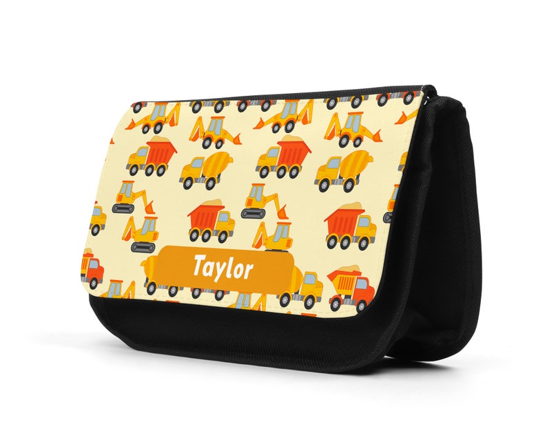 Personalised Digger Pencil Case