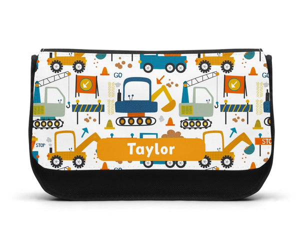 Personalised Digger Pencil Case