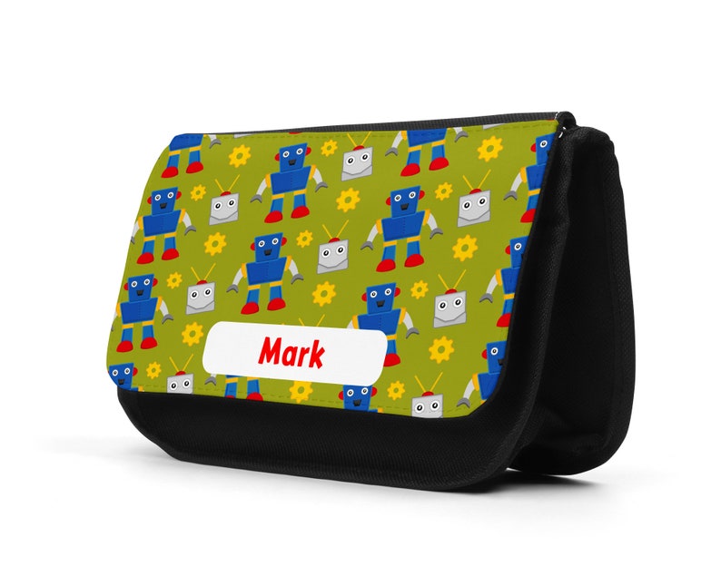 Personalised Robot Pencil Case