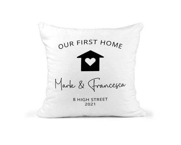 Personalised New Home Cushion