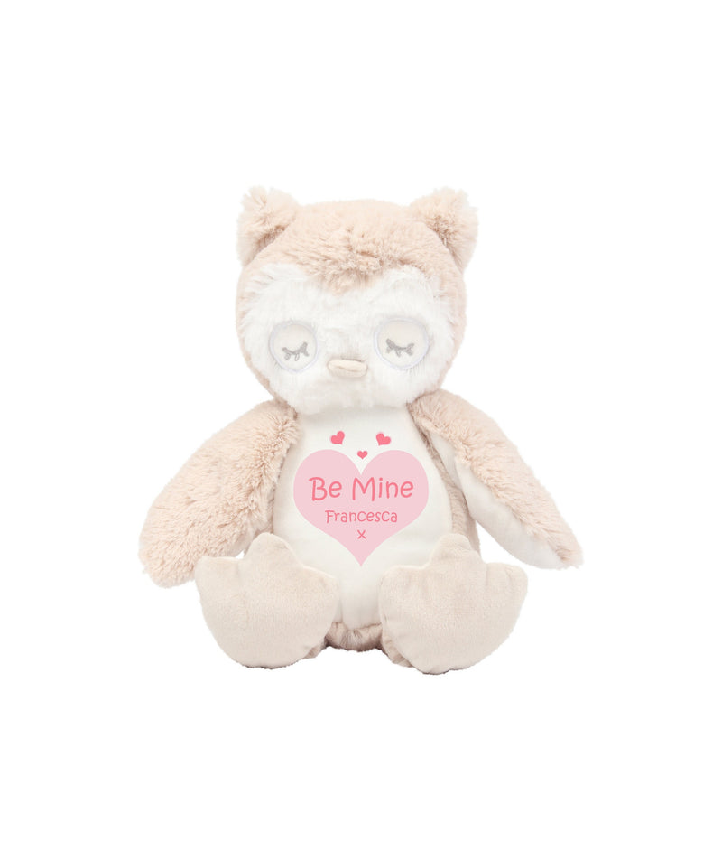 Personalised Valentines Owl Teddy