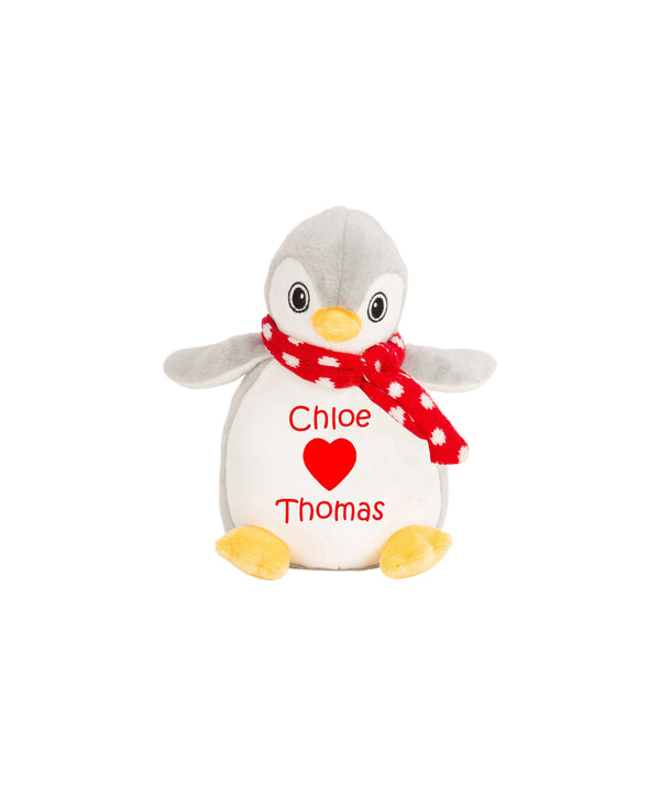 Personalised Valentines Penguin Teddy