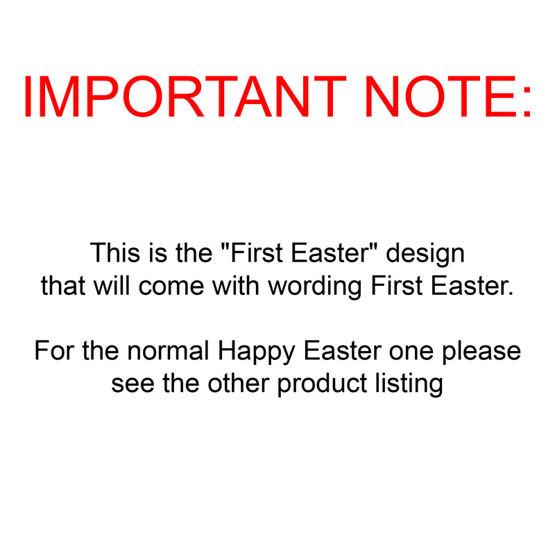 Personalised 1st Easter Gift Bag - Blue Rabbit | Custom Easter Sack