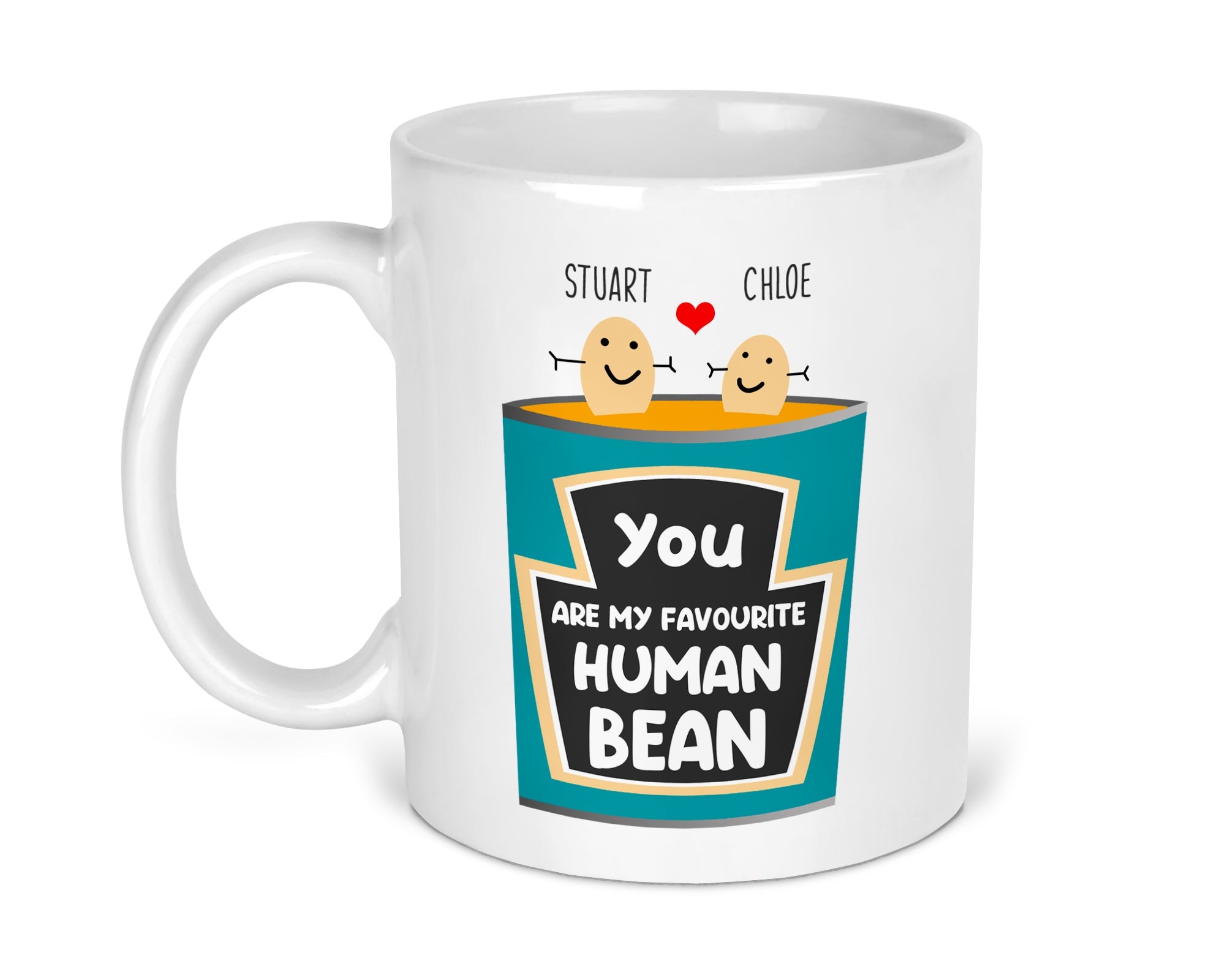 Personalised Baked Beans Mug - Chicken Craft Ltd