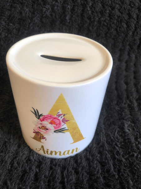 Personalised Ceramic Money Box - Chicken Craft Ltd