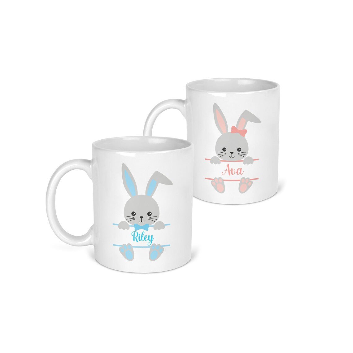 Personalised Easter Bunny Mug - Chicken Craft Ltd