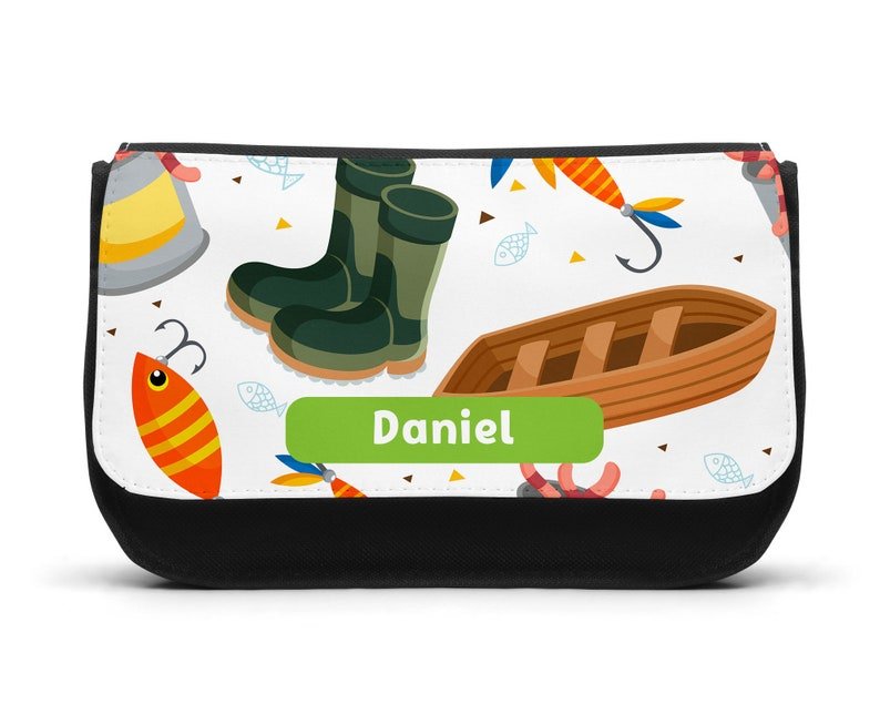 Personalised Fishing Waders Pencil Case