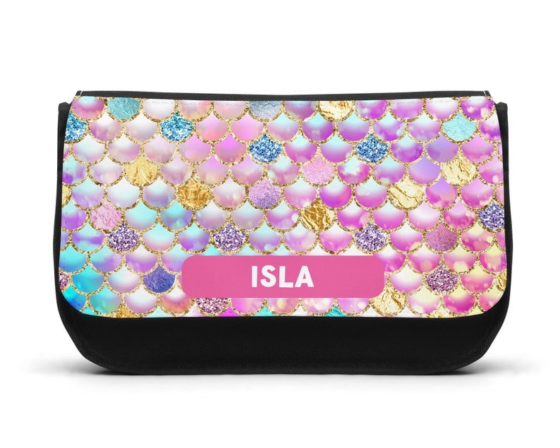 Personalised Pastel Mermaid Pencil Case