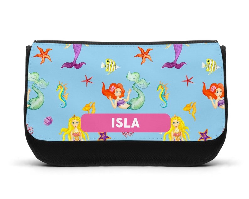 Personalised Mermaid Under the Sea Pencil Case