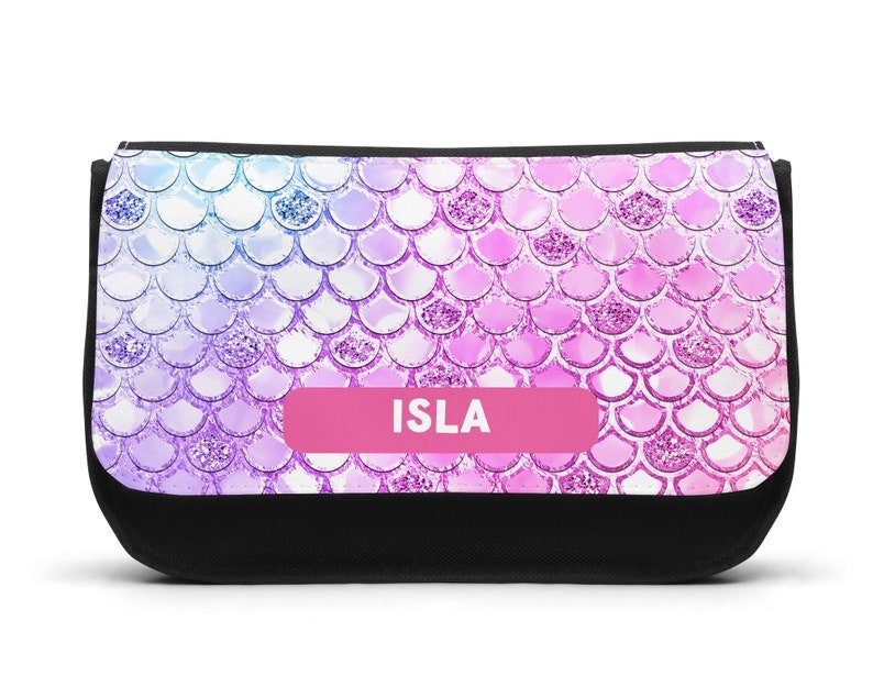 Personalised Mermaid Scales Pencil Case