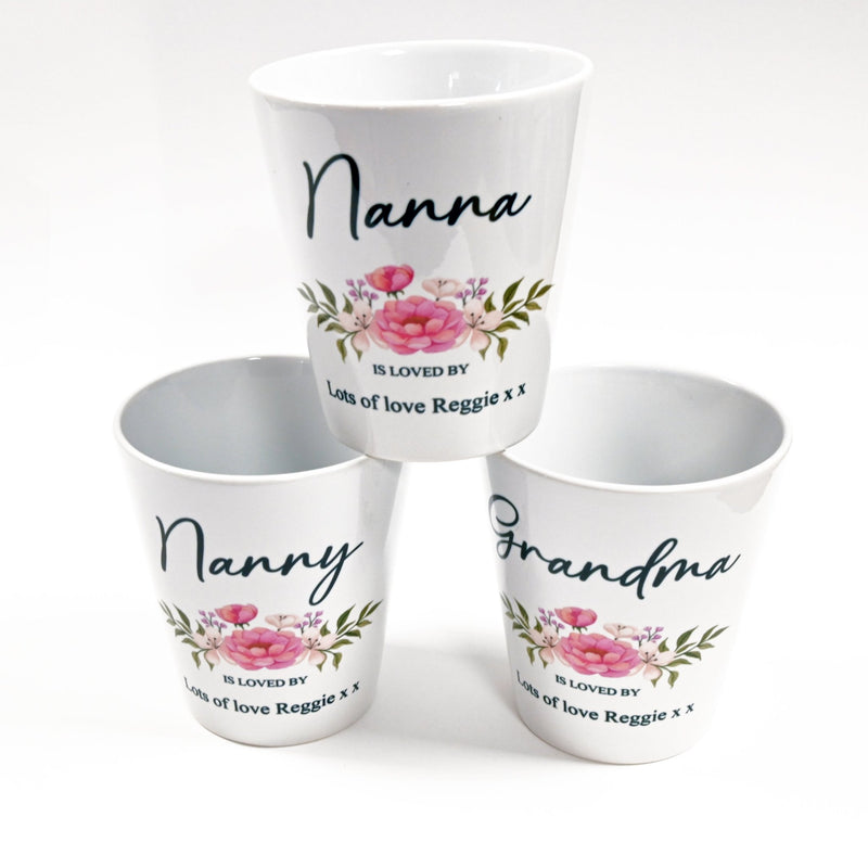 Personalised Mother's Day Flower Pot - Mummy - Chicken Craft Ltd