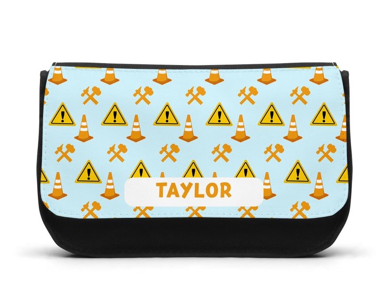 Personalised Construction Pencil Case