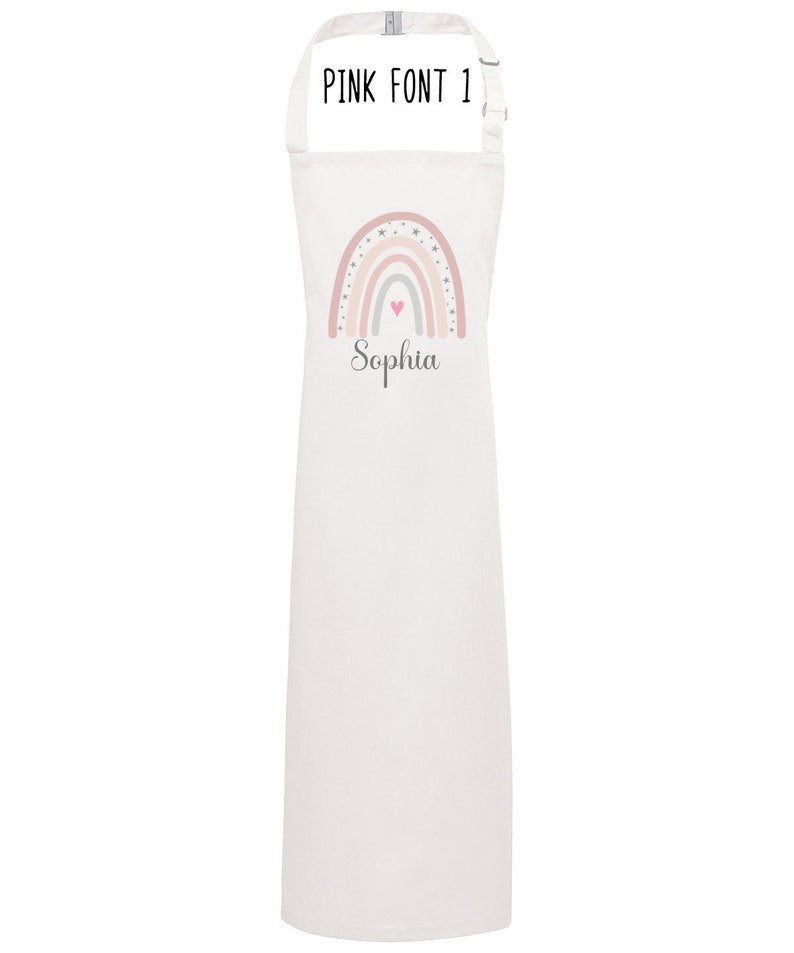 Personalised Rainbow Childs Apron - Chicken Craft Ltd