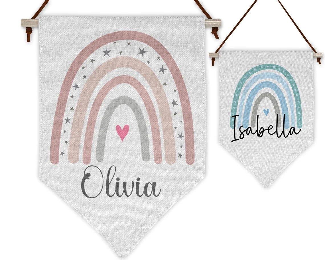 Personalised Rainbow Flag - Chicken Craft Ltd