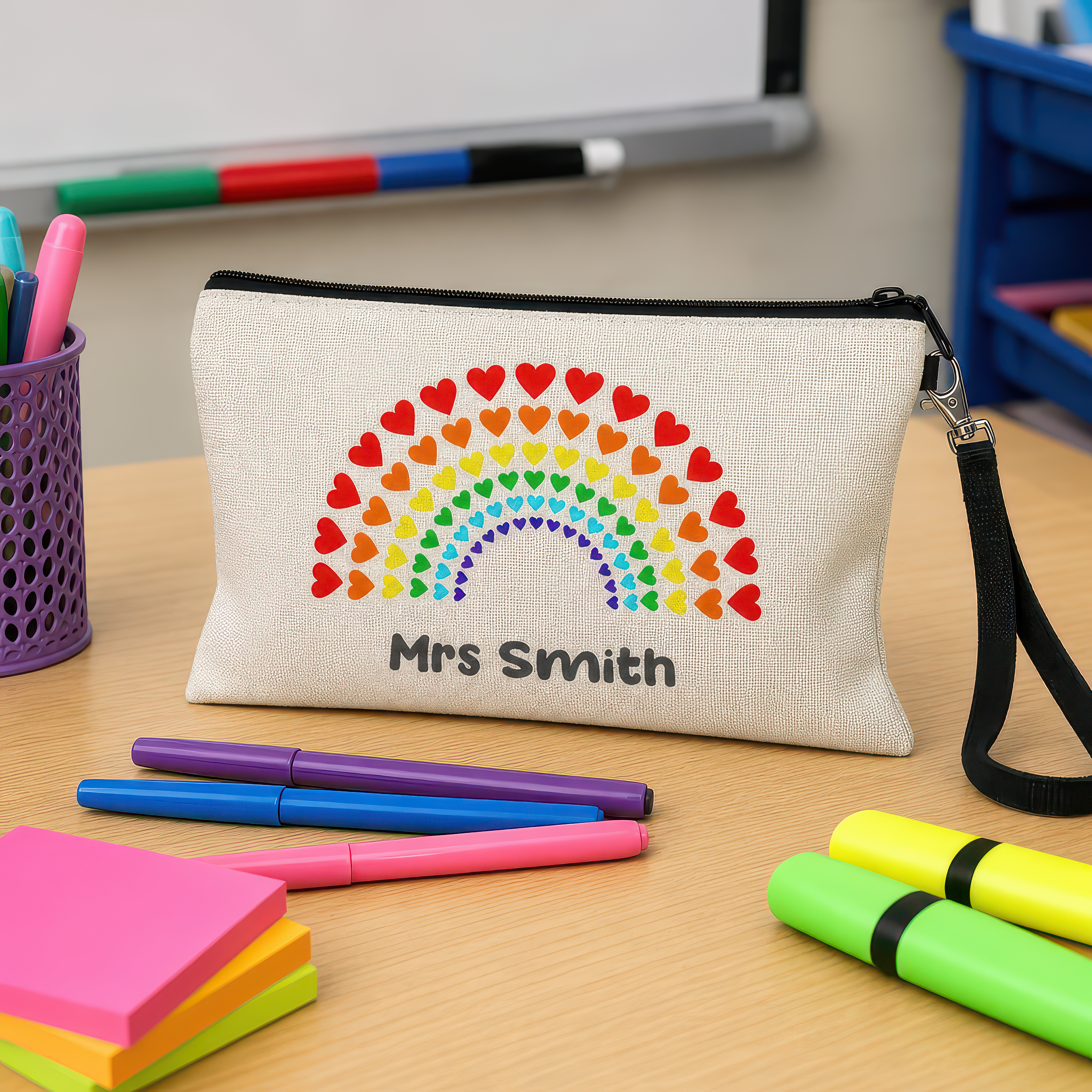 Chicken Craft approved main image refresh | SKU BAG-LP-TEACHRAINBOWHEARTS | 2026-05-15-topaz-2048