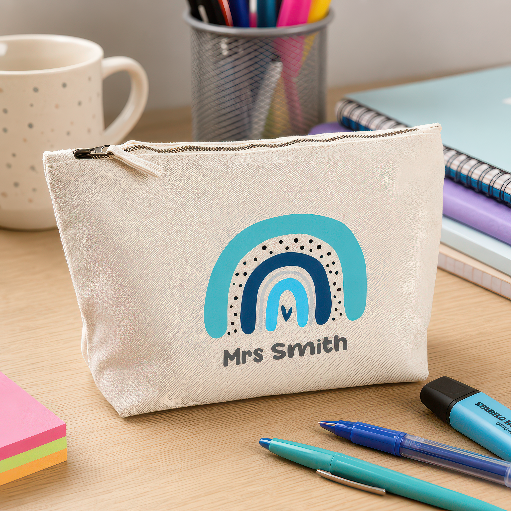 Chicken Craft approved main image refresh | SKU BAG-W540-RAINBOWTEACHERBLUE | 2026-05-15-topaz-2048