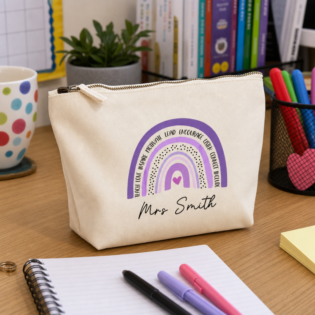 Chicken Craft approved main image refresh | SKU BAG-W540-TEACHRAINBOWPURPLE | 2026-05-15