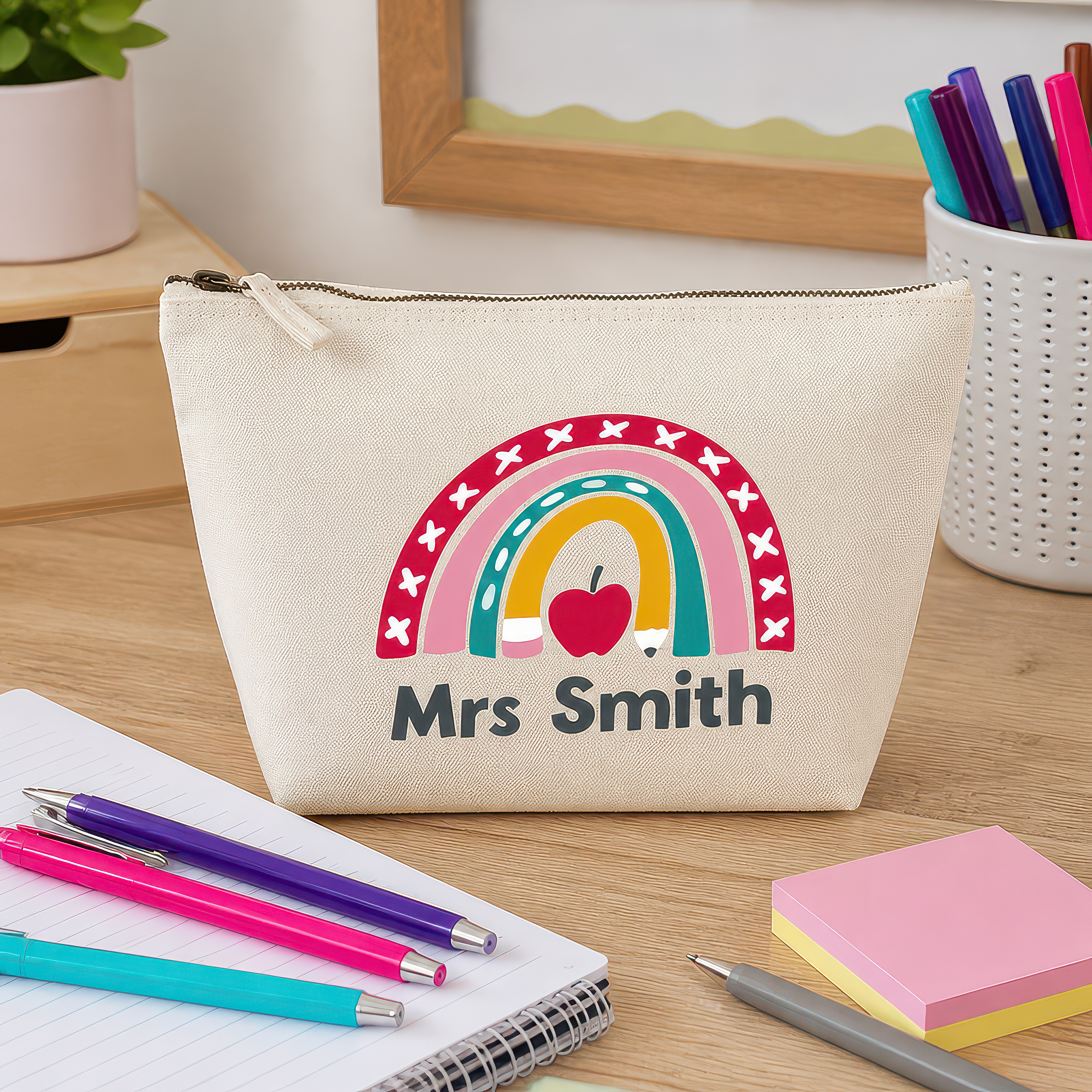 Chicken Craft approved main image refresh | SKU BAG-W540-TEACHRBOWAPPLE | 2026-05-15-topaz-2048