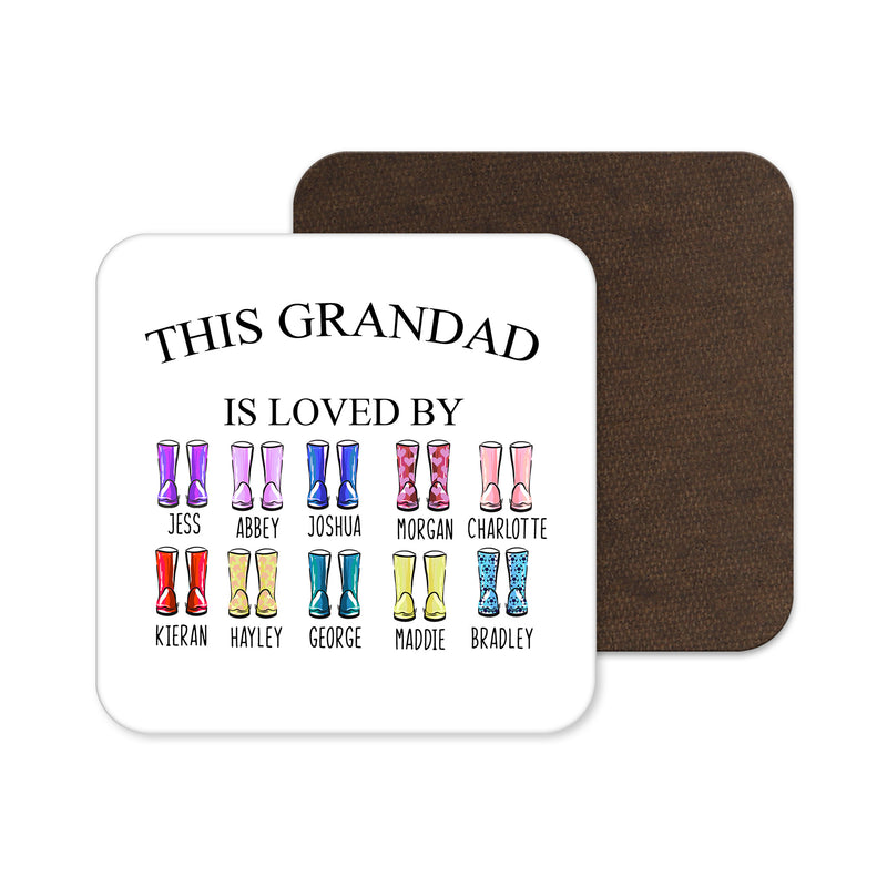 Personalised  Wellington Boot Coaster