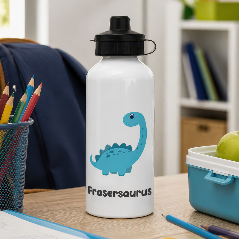 Personalised Dinosaur Water Bottle - alternative view