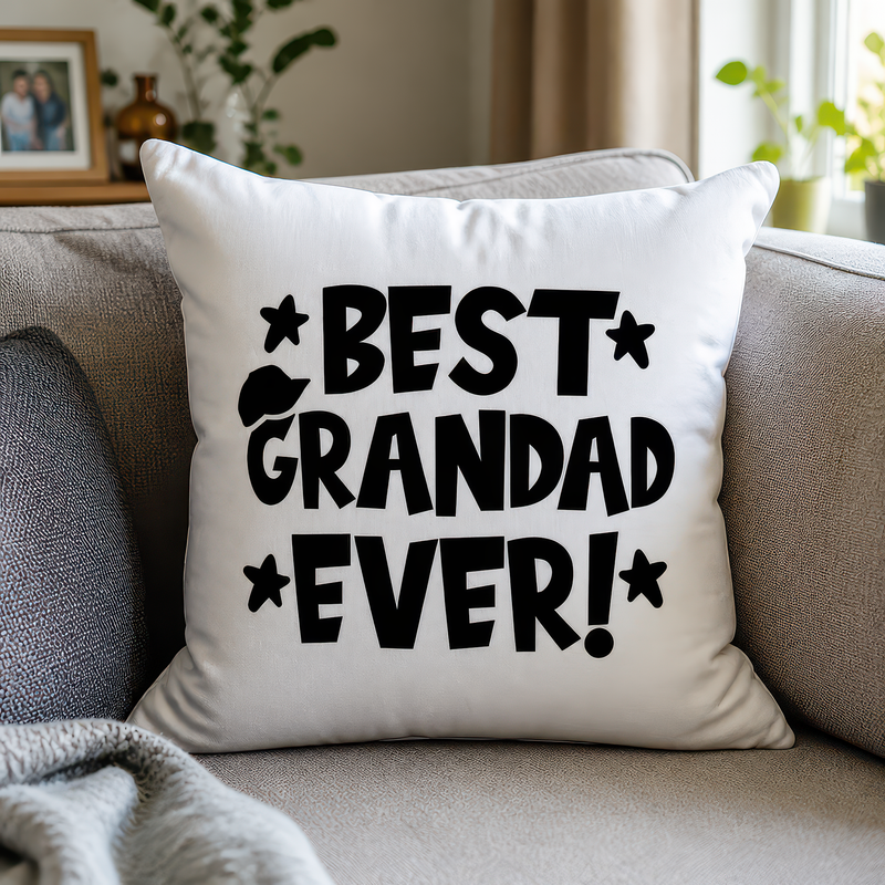 Best Grandad Ever Cushion for Father's Day