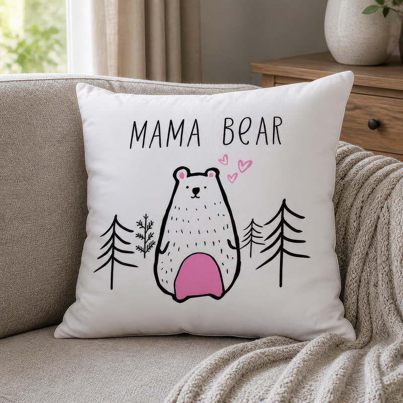 Mama Bear Cushion for Mother's Day