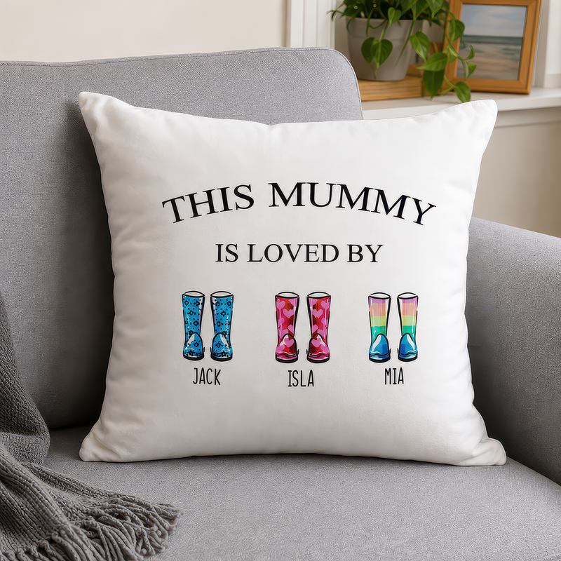 Personalised Nanny Is Loved by Cushion - alternative view