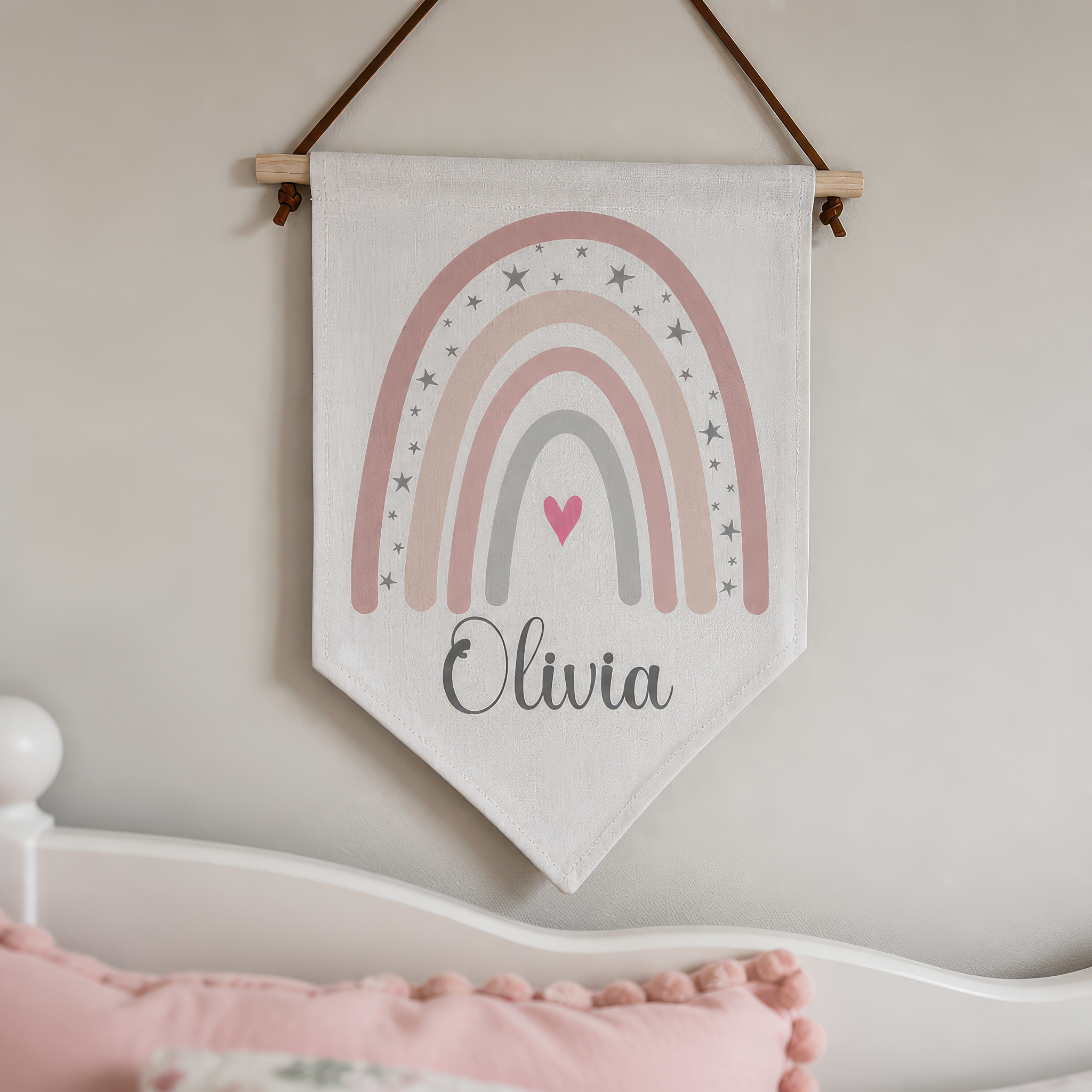 Personalised Rainbow Name Flag