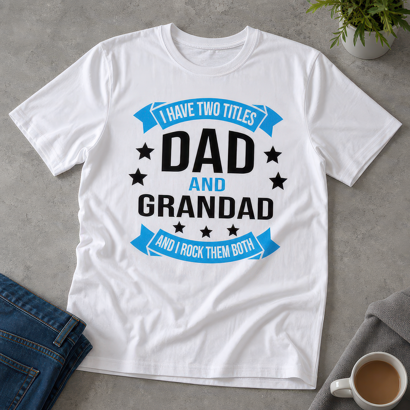 Funny Grandad T-Shirt Gift T-Shirt Gift - White - alternative view