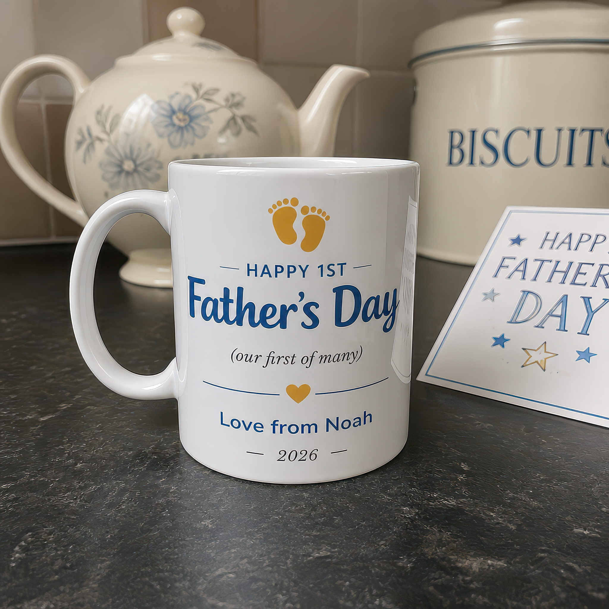 Personalised First Father's Day Mug from Baby