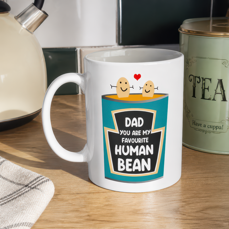 Dad Favourite Human Bean Mug