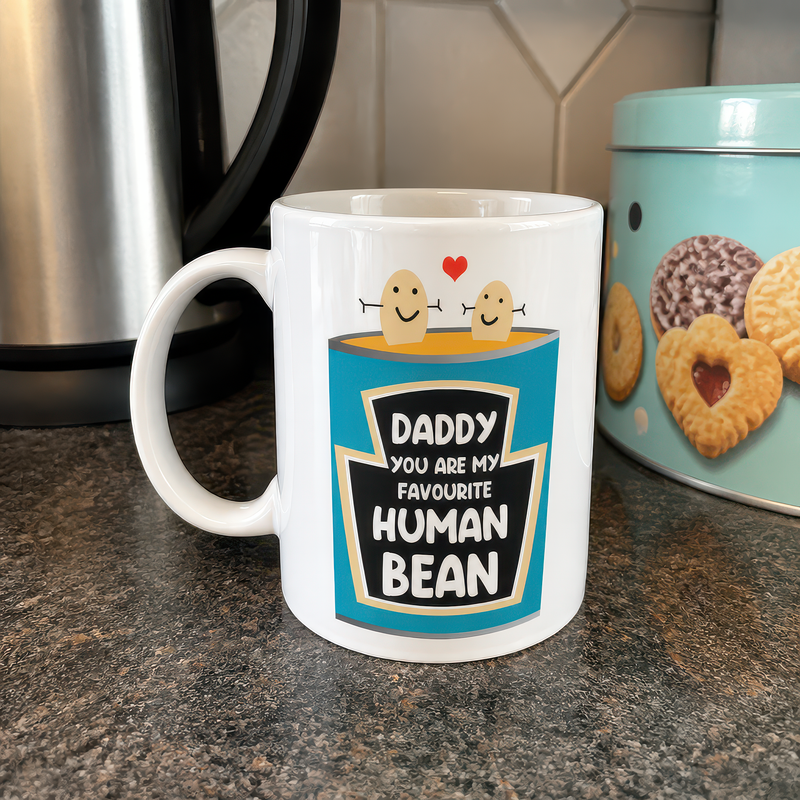 Daddy Favourite Human Bean Mug